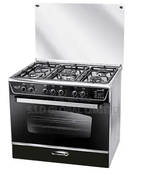 A Fire's Touch of Nasco 5 Burner Gas Cooker With Oven Gril