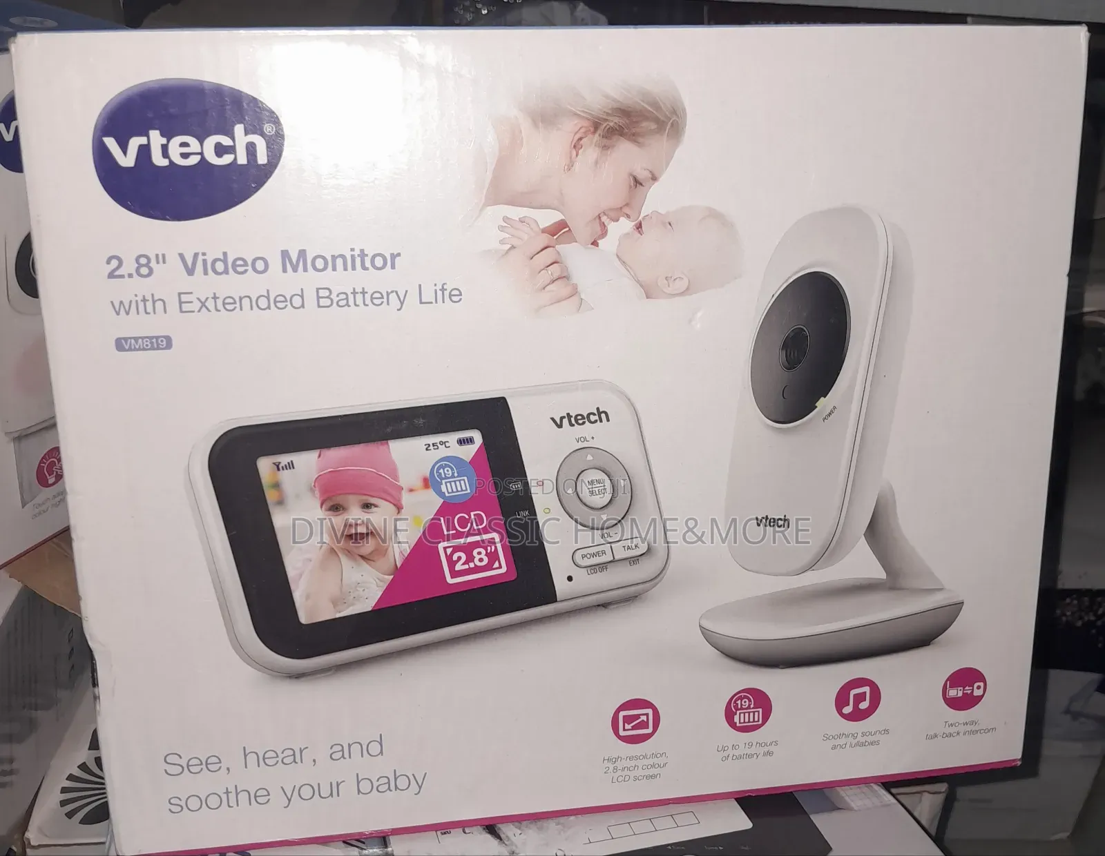 Vtech Video Monitor With Extended Battery Life