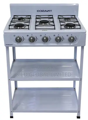 Burn It Up With NASCO-5-BURNER-GAS-STOVE-NASGS-K5BSM-S