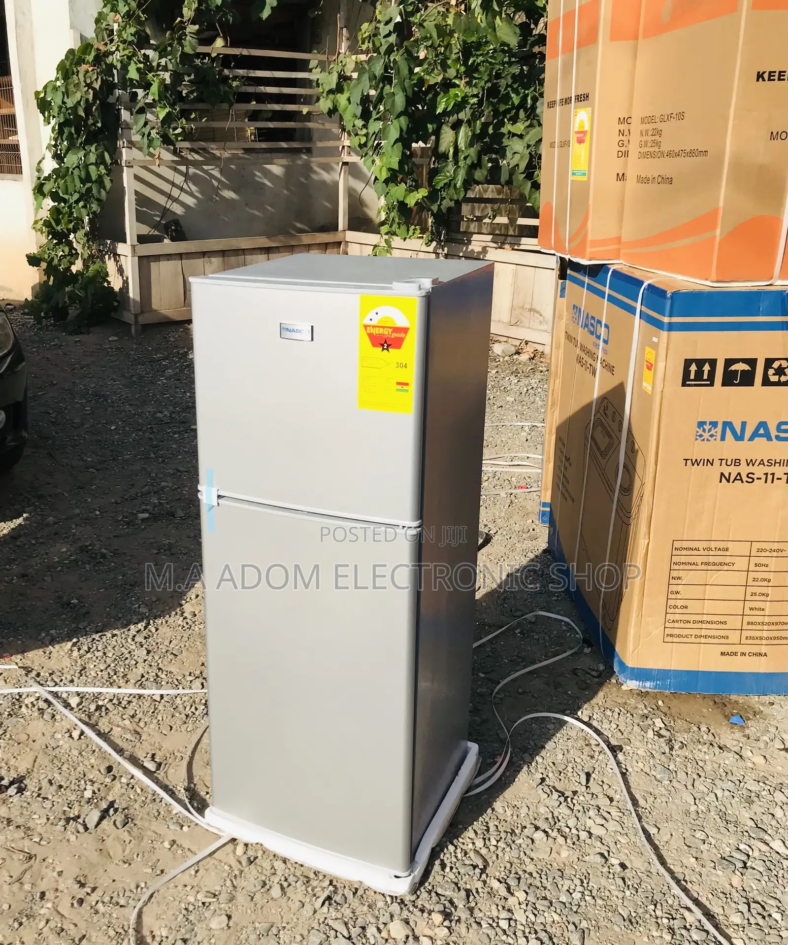 Choose Quality Nasco Nasf2-13fl Top Freezer Fridge(110L).