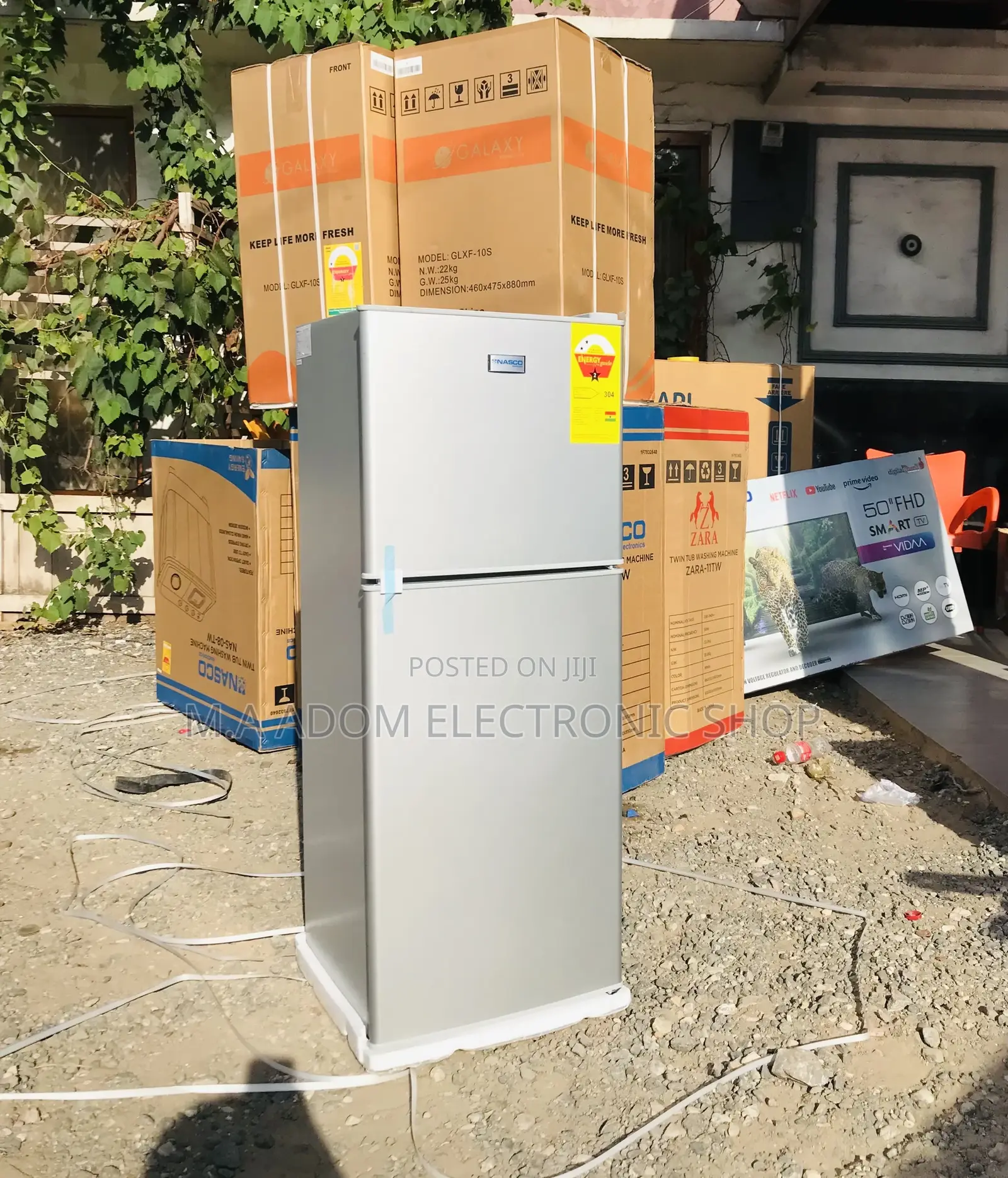 Order Original Nasco Nasf2-13fl 2 Door Refrigerator(110L).