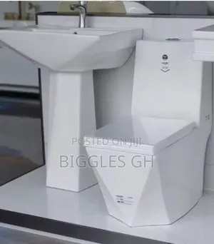 Water Closet +Basin With Pedestal Complete Set