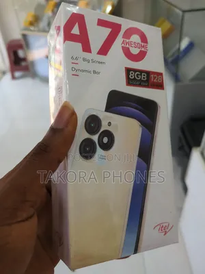 New Itel A70 128 GB Gold