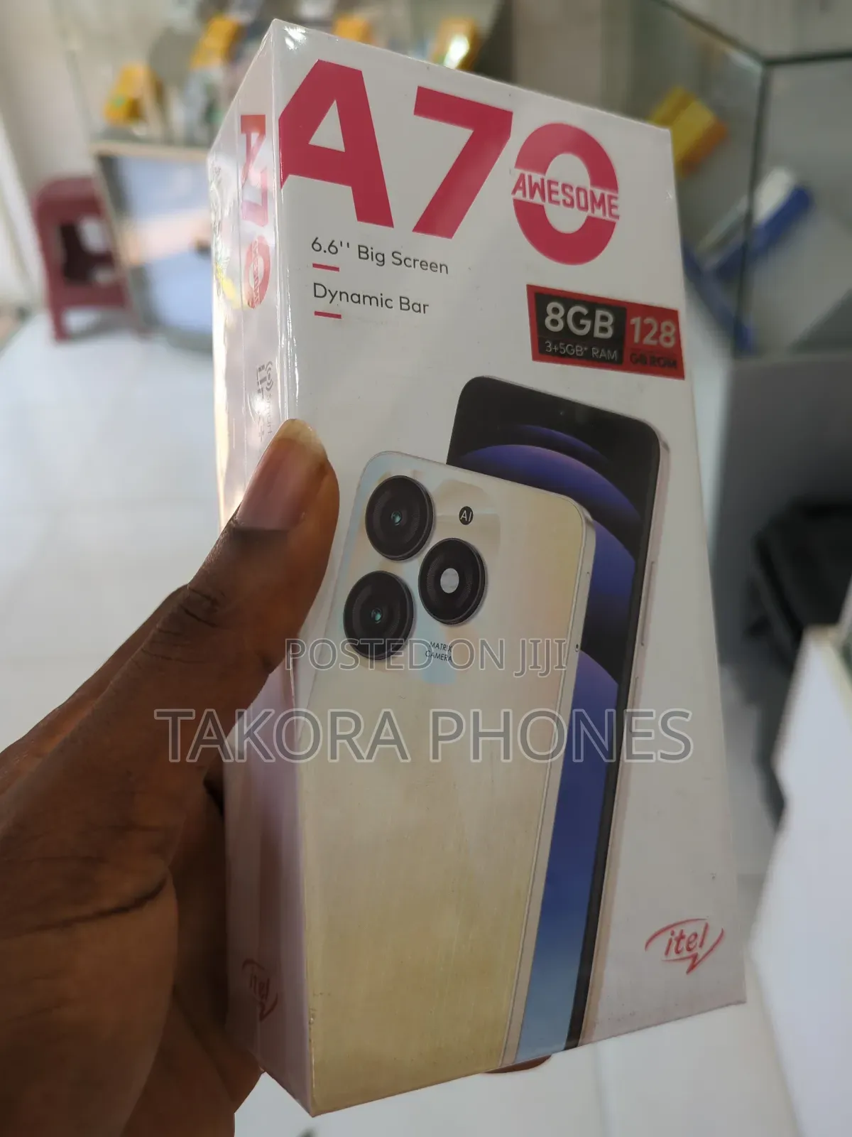 New Itel A70 128 GB Gold