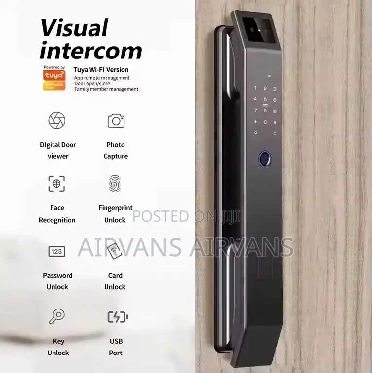 Face Recognition Smart Lock (Fingerprint,Key,Card,App Open)