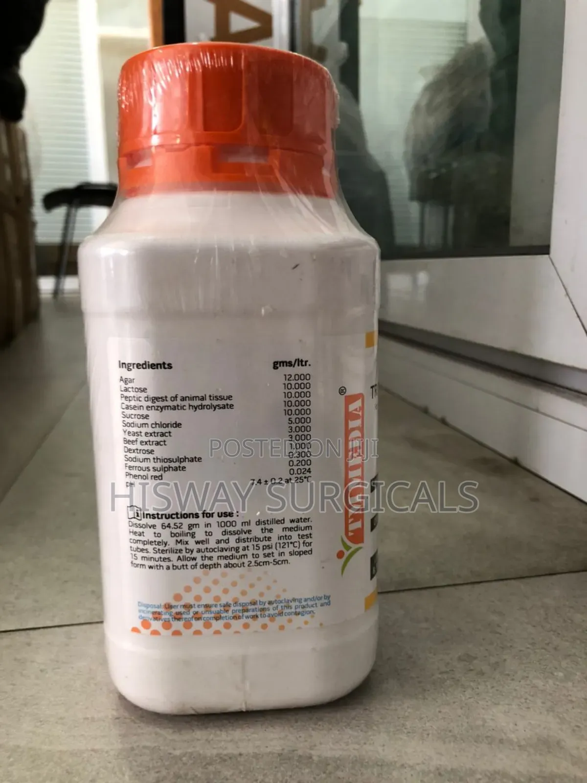 Triple Sugar Iron Agar