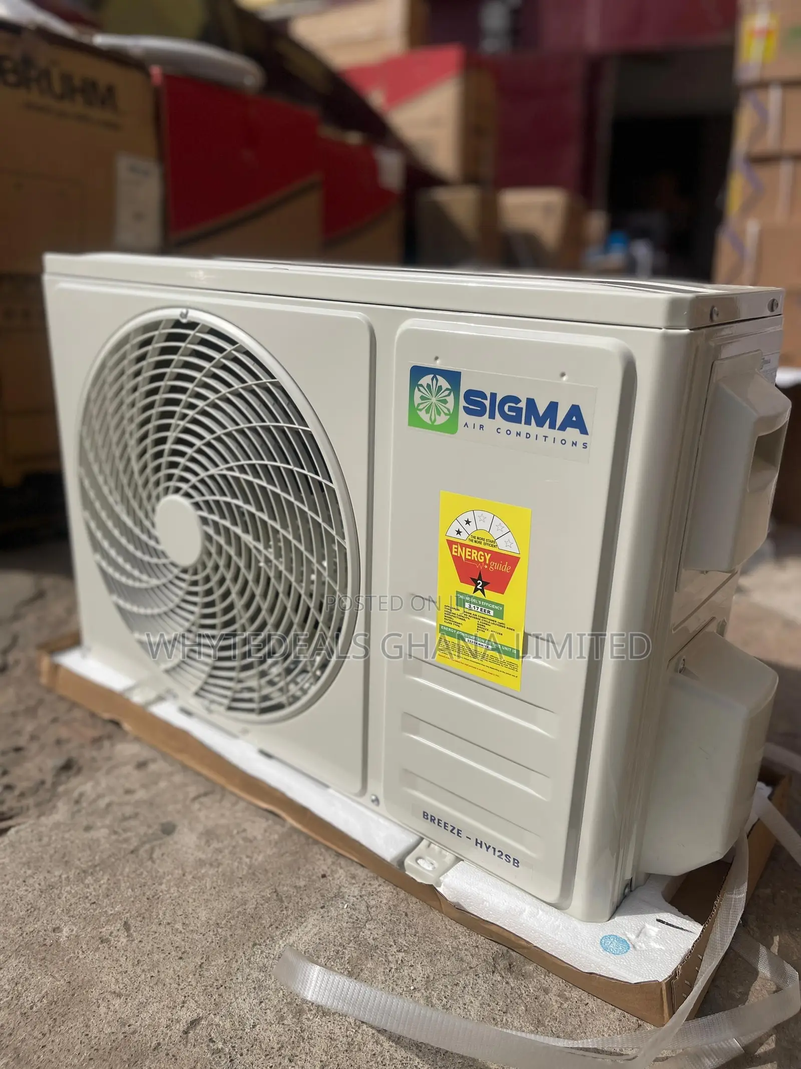 Sigma 1.5hp Split Airconditioner| Energy Save| R410| Durable|Warranty