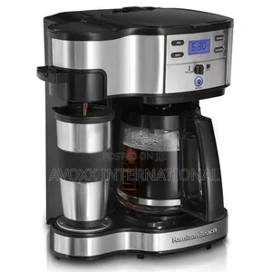 2-Way Coffee Maker, Single-Serve 12 Cup, Stainless 49980R