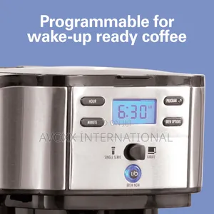 2-Way Coffee Maker, Single-Serve 12 Cup, Stainless 49980R