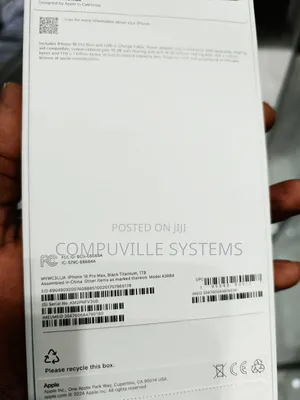 New Apple iPhone 16 Pro Max 1 TB Black