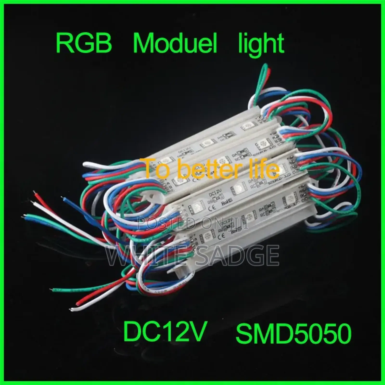 Waterproof 3watts Sticker Sign Board Light 12V