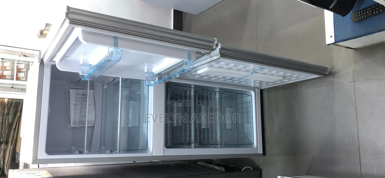 Affordable Nasco Double Door Fridge 136 Liters