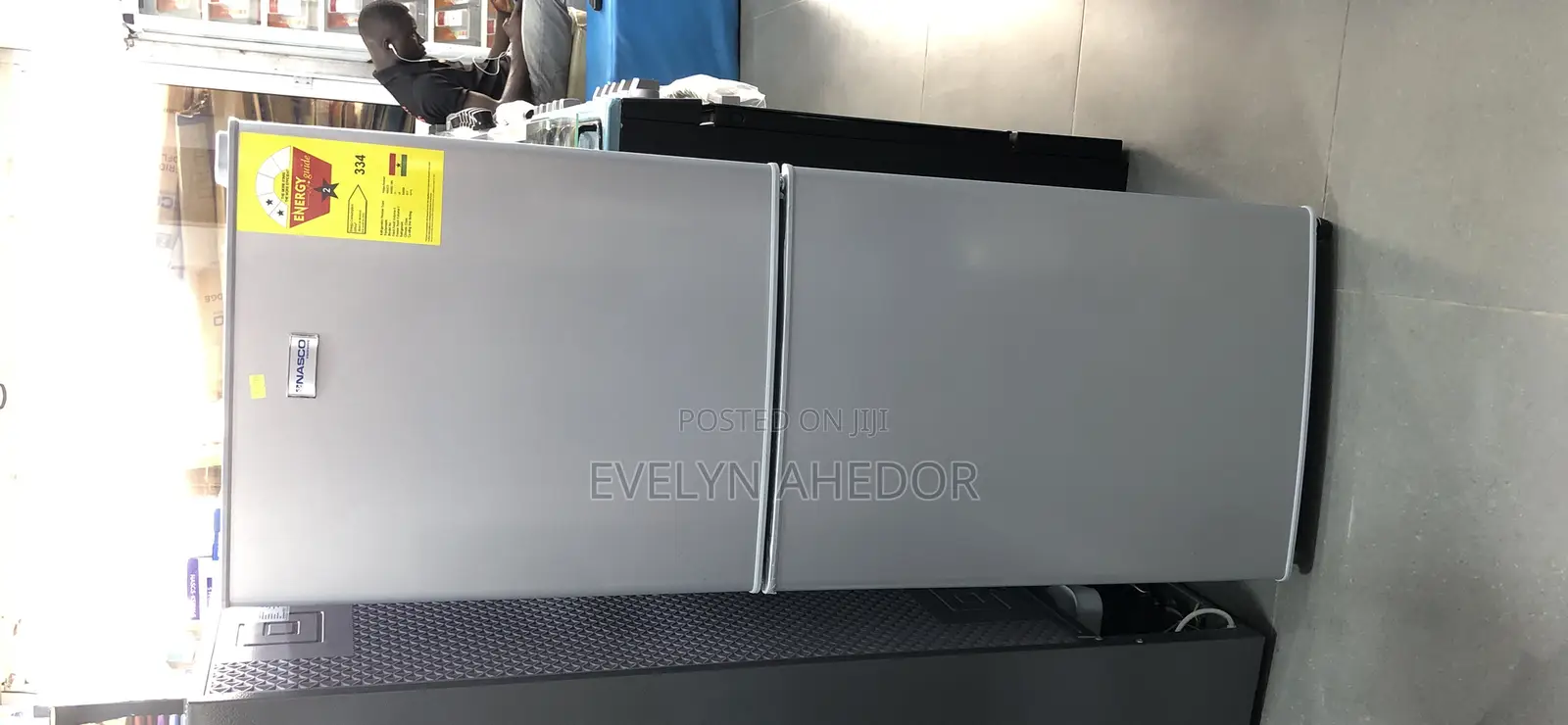 Affordable Nasco Double Door Fridge 136 Liters