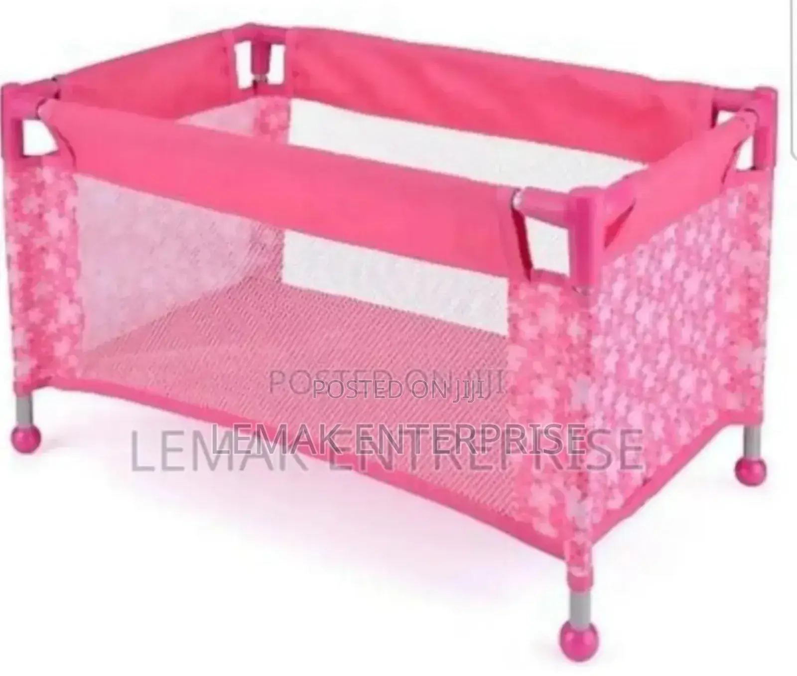 Graco Foldable Baby Bed Pink
