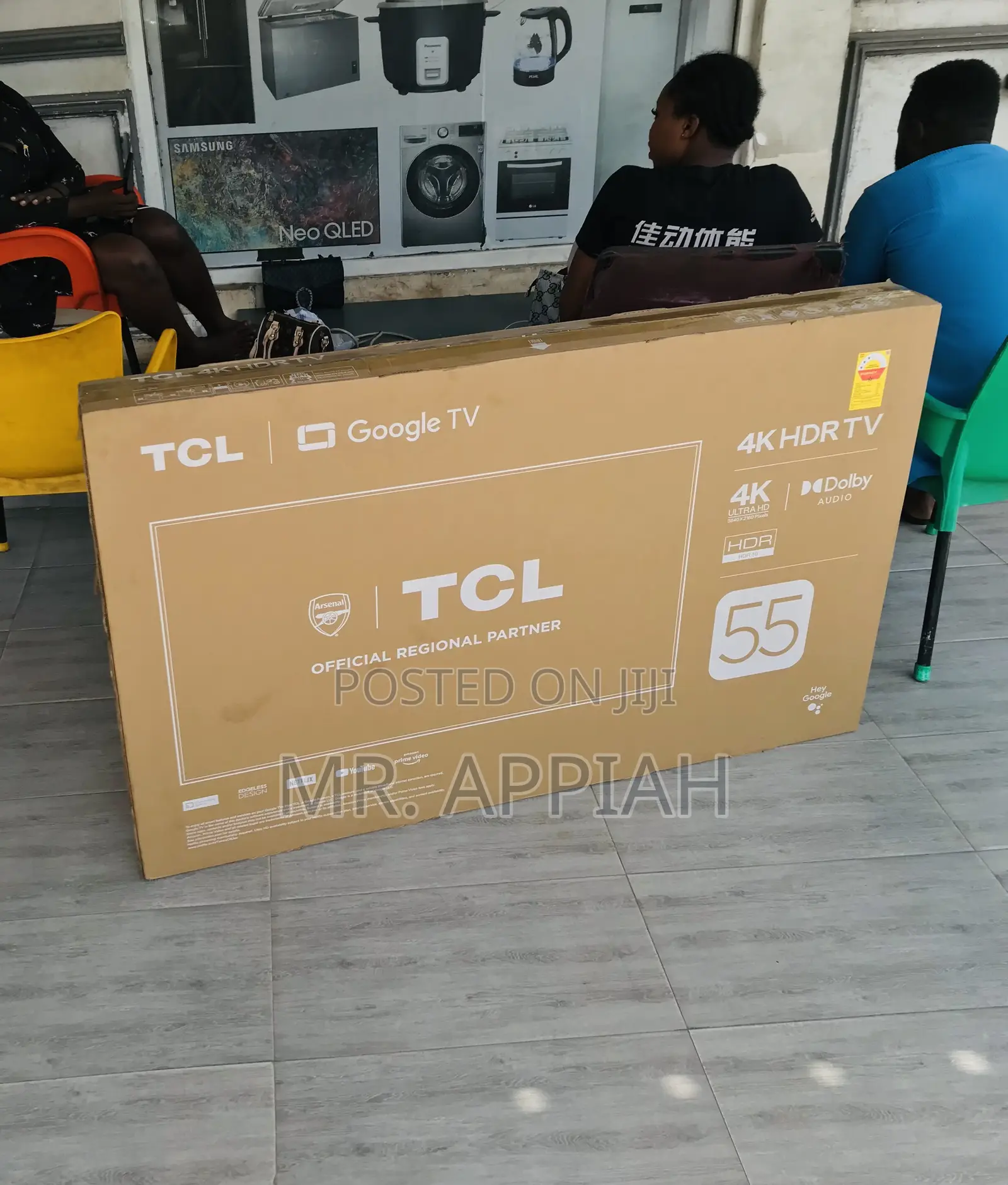 TCL 55p635 55 Inch HDR Frameless Google Television(Black).