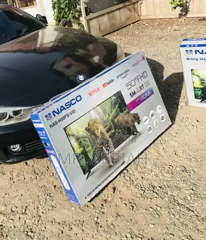 Order Authentic Nasco 50 Inch Smart Television(Black).