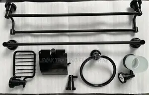 Toilet Roll Holder, Towel Hanger, Soap Holder