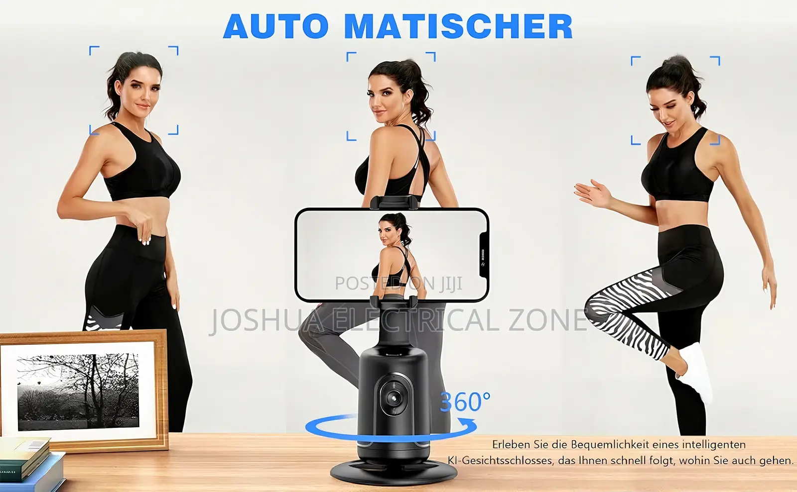 Auto Face Tracking 360 Auto-Tracking