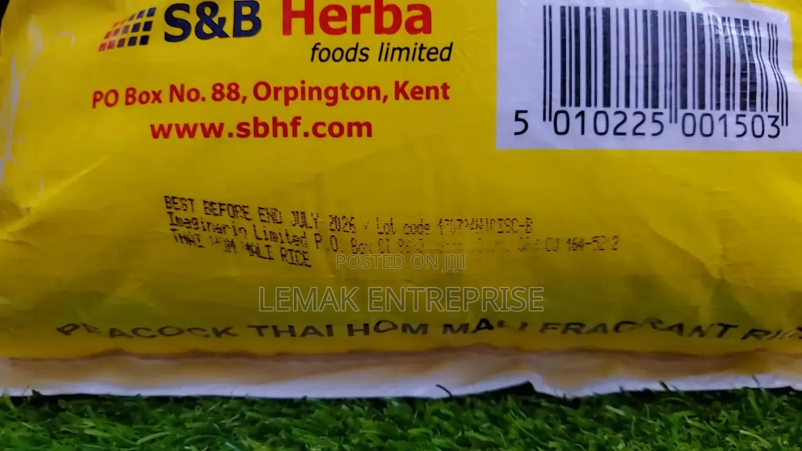 Original Peacock 10kg Rice