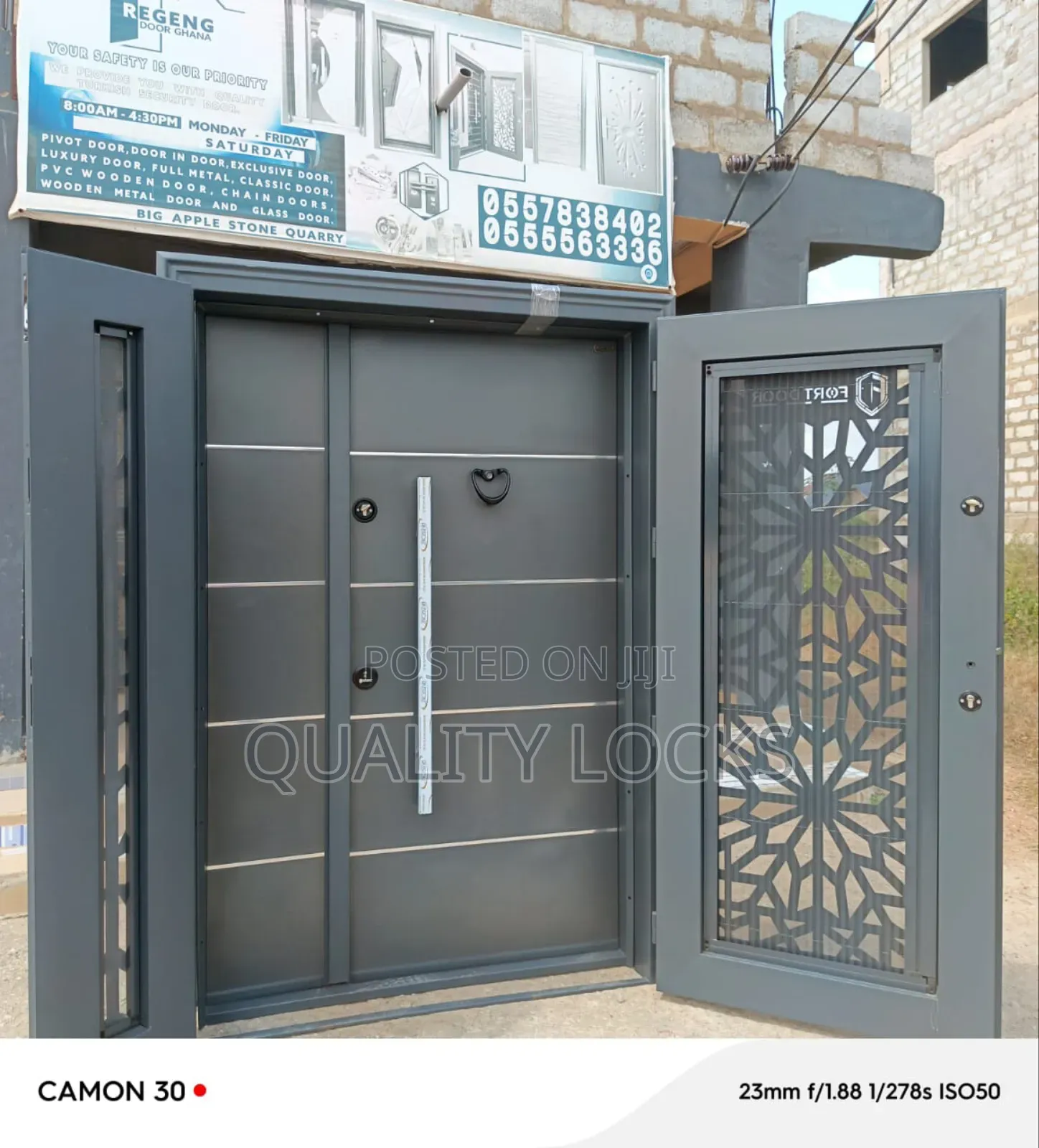 Concise Heavy Duty Door Indoor Security Door
