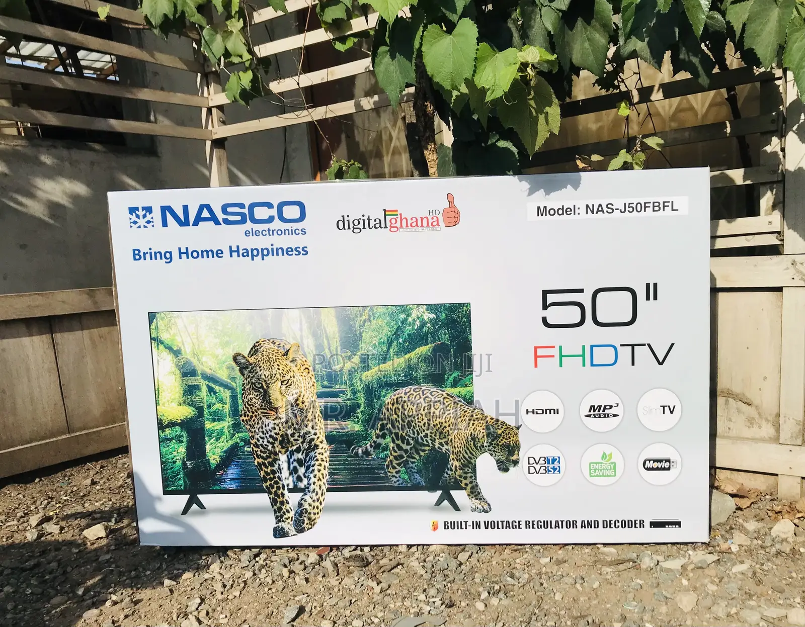 Order Affordable Nasco 50” Full HD Satellite Tv(Black).
