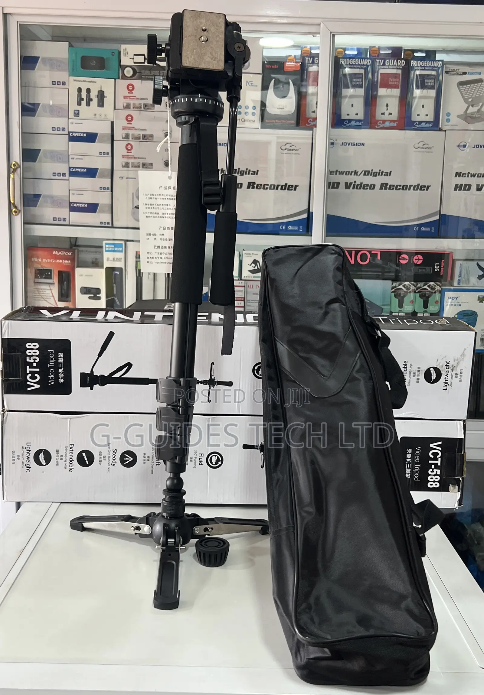 Yunteng VCT-588 Monopod Tripod Extendable Telescoping Stand