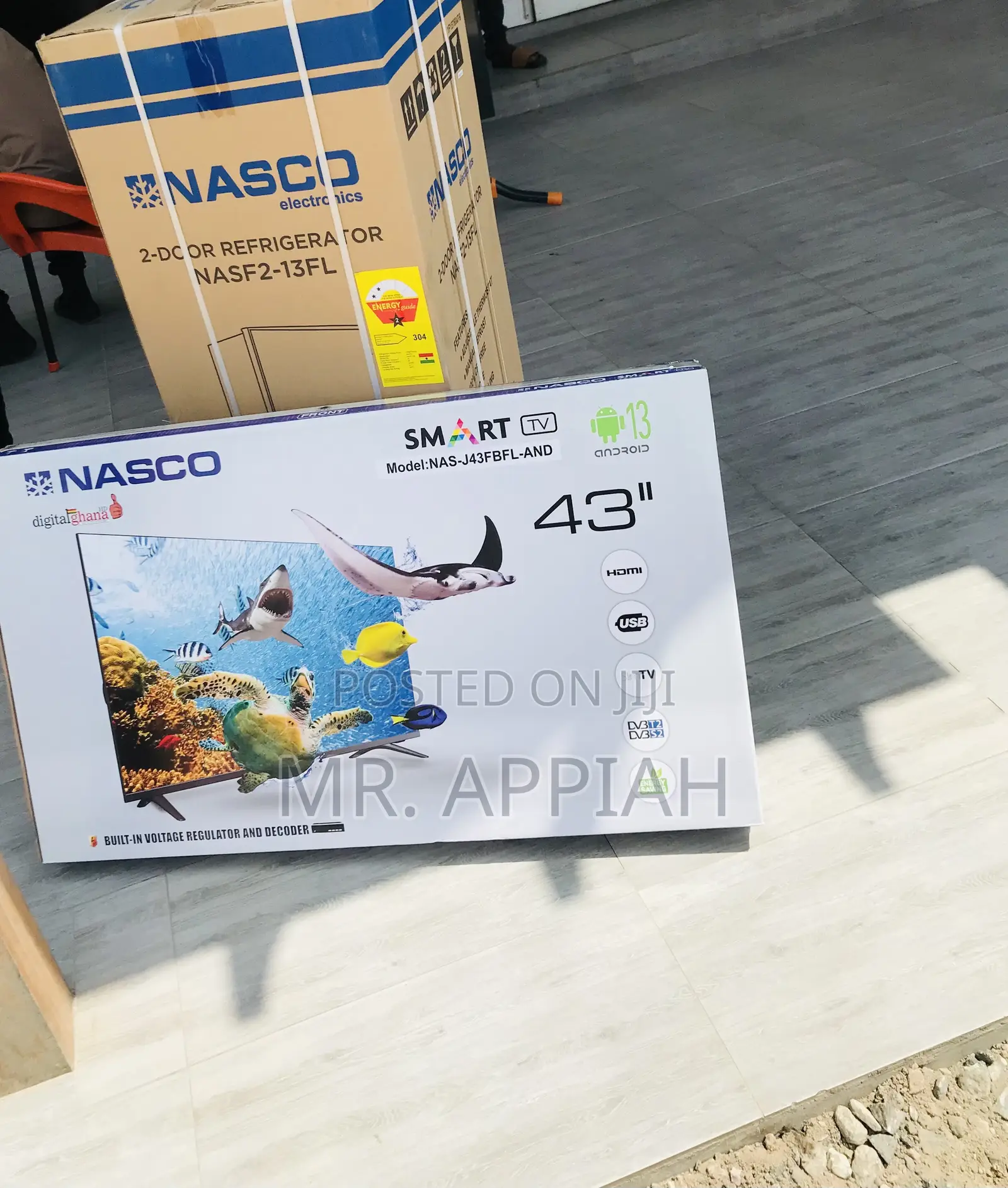 Order Classic Nasco 43 Inch FHD Smart Android Television.