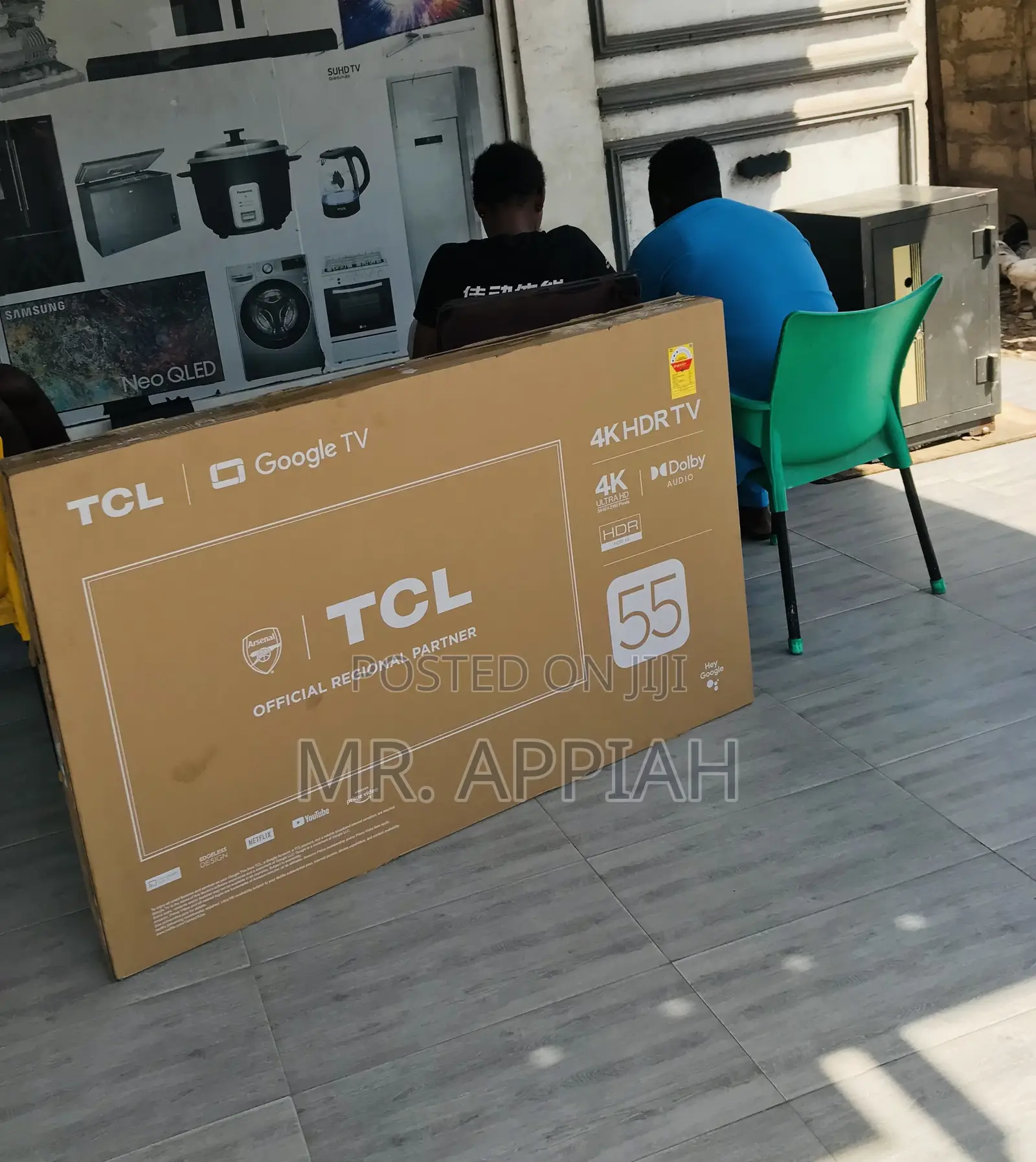 Authentic TCL 55p635 55 Inch HDR Frameless Android Tv,Black