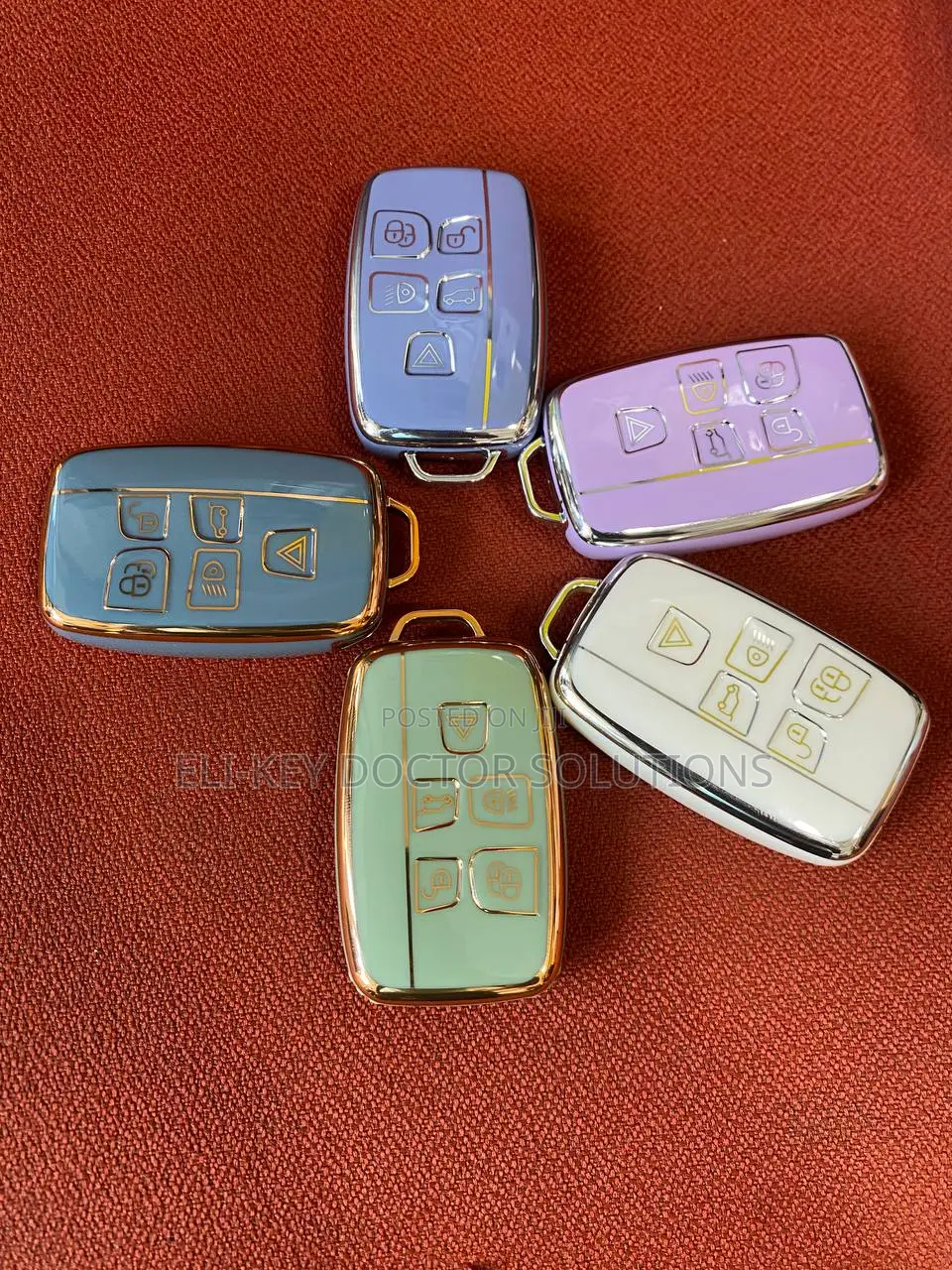 TPU Case for Range Rover Landrover Jaguar Smart Key Wit Hook