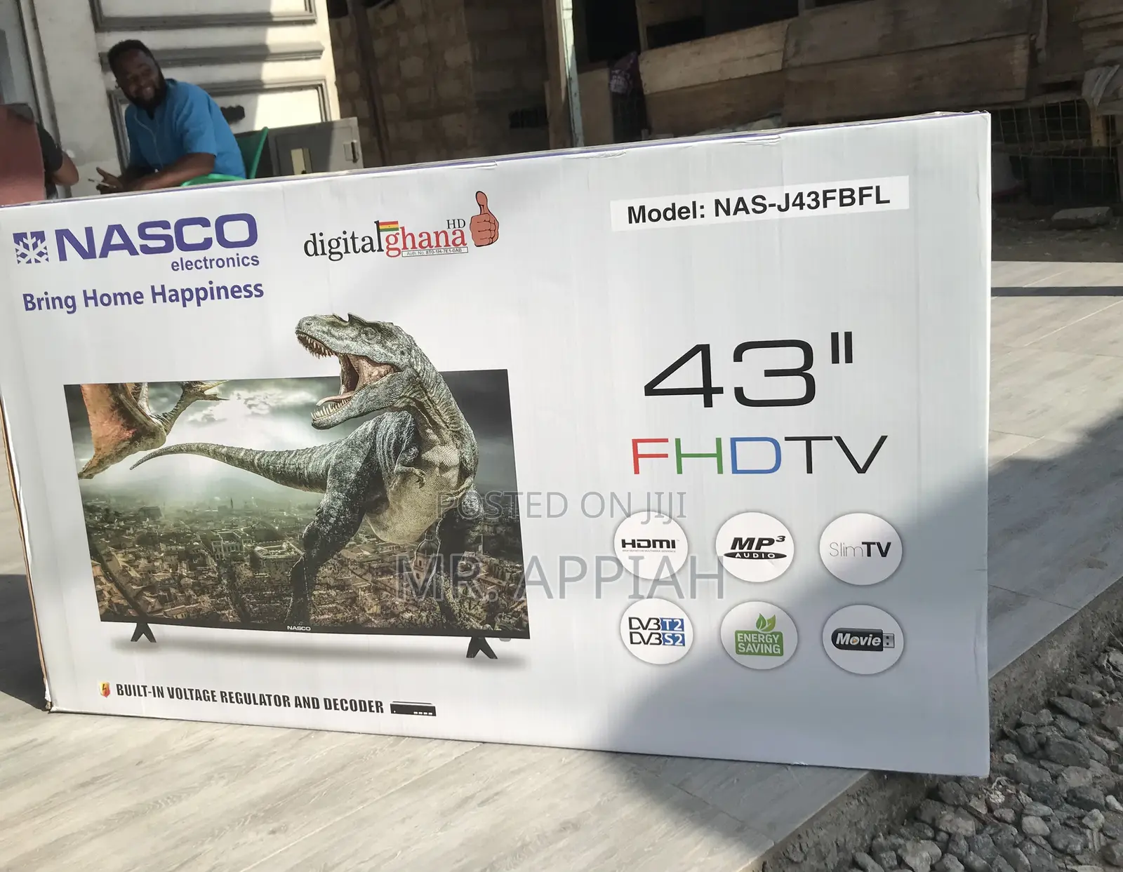 Choose Nasco 43 Inch Full HD Satellite Electric Television.