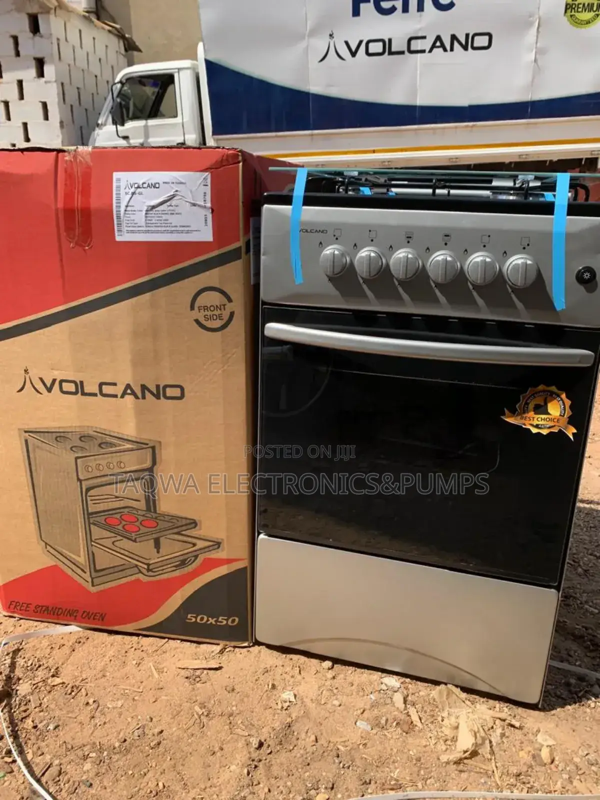 Thrilling Volcano 4 Burner Gas Cooker