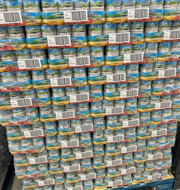 Valfrutta Tinned Chopped Tomatoes In Tomato Juice 12 X 400g