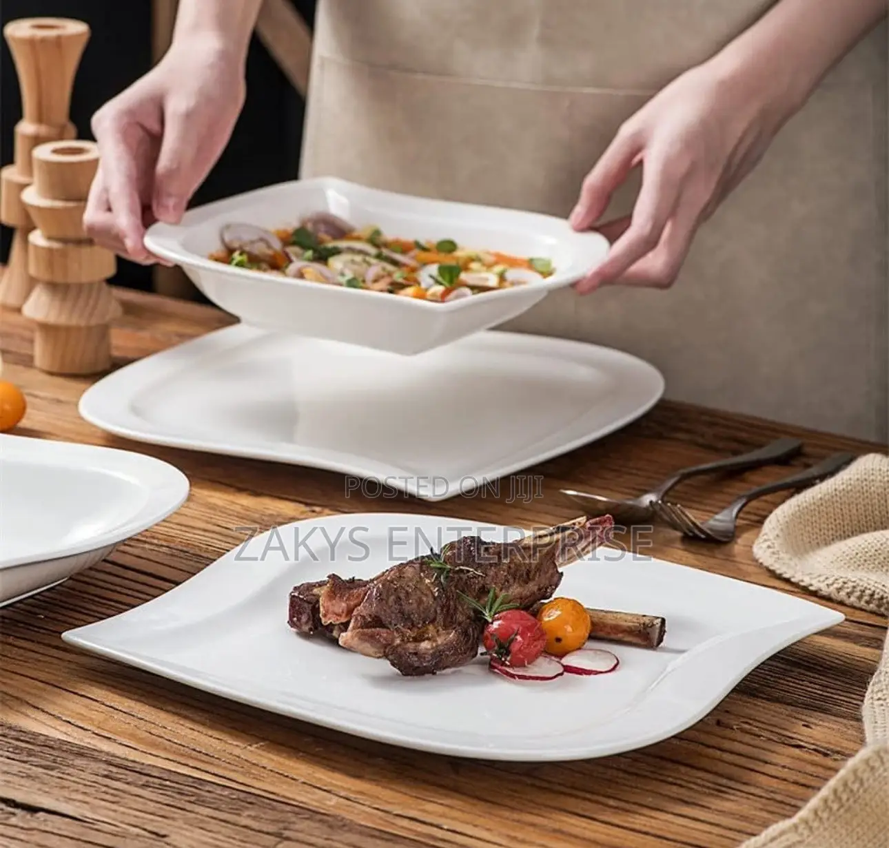 Luxury Dinner Plates Set 12pcs