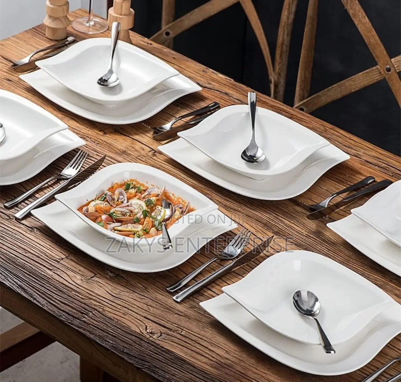 Luxury Dinner Plates Set 12pcs