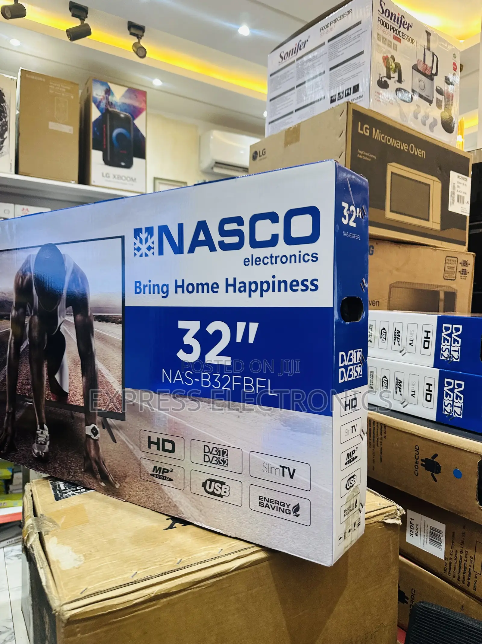 Ultra Modern FHD Satellite Digital Television Nasco 32”