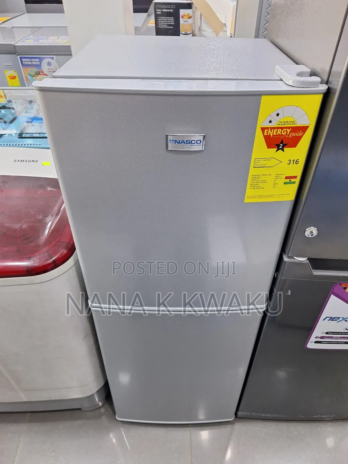 Nature Fresh_nasco 116liters Double Door_bottom Freezer