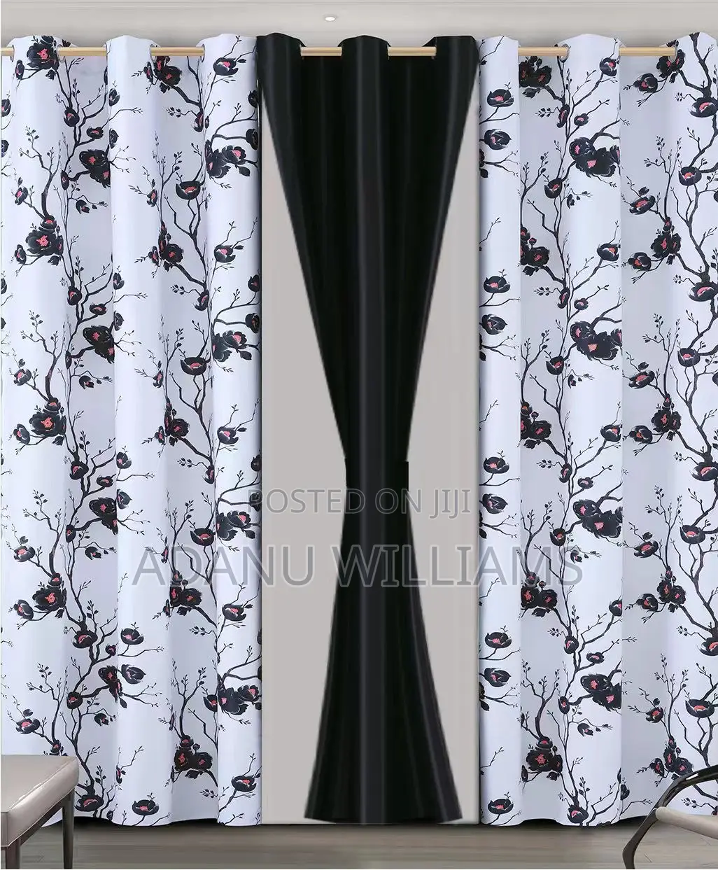 Luxury 3in1 Curtains Set ( Also in Diff Colors)