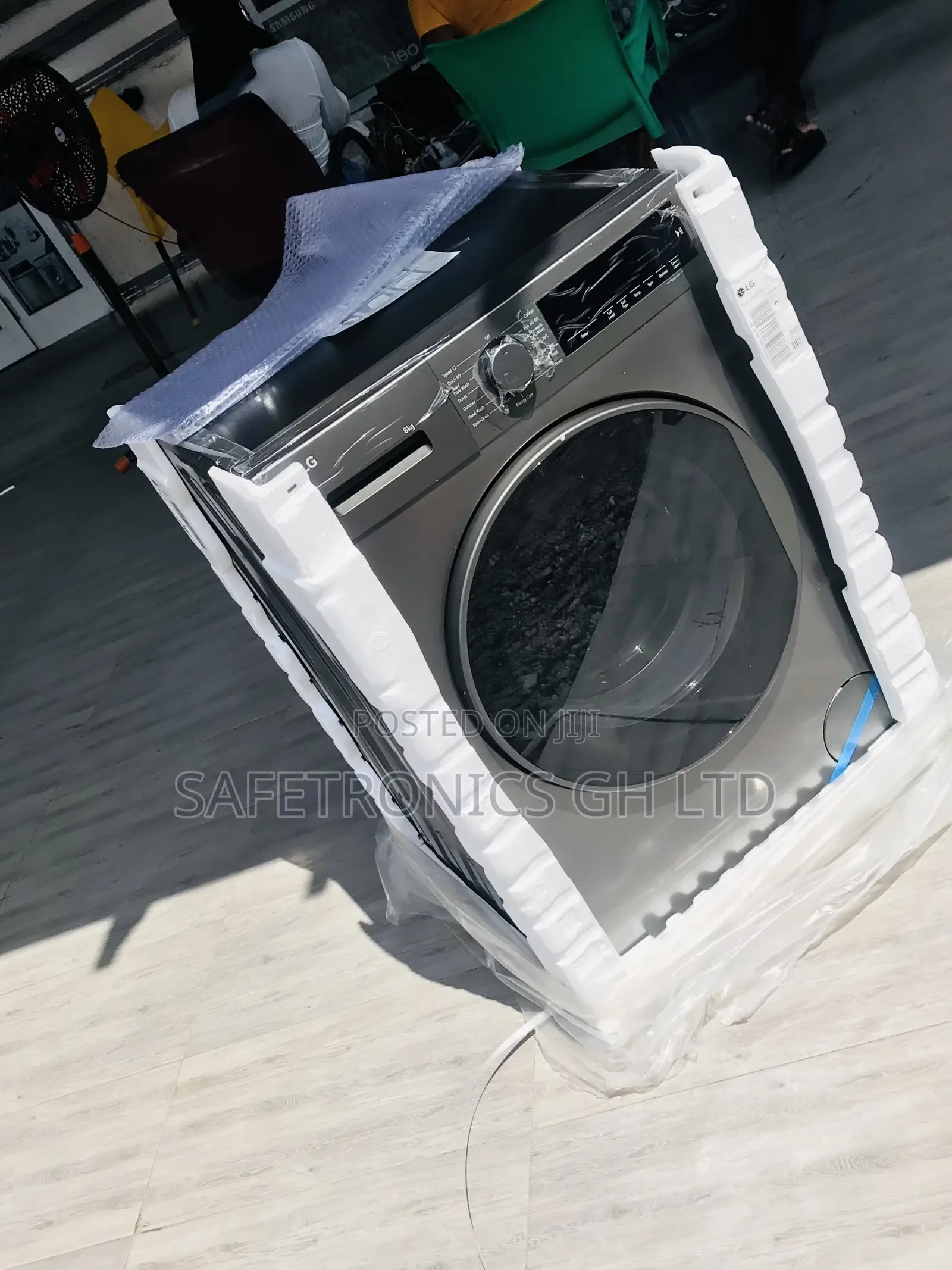 Super Powerful Frontload 8.0kg Full Auto LG Washingmachine