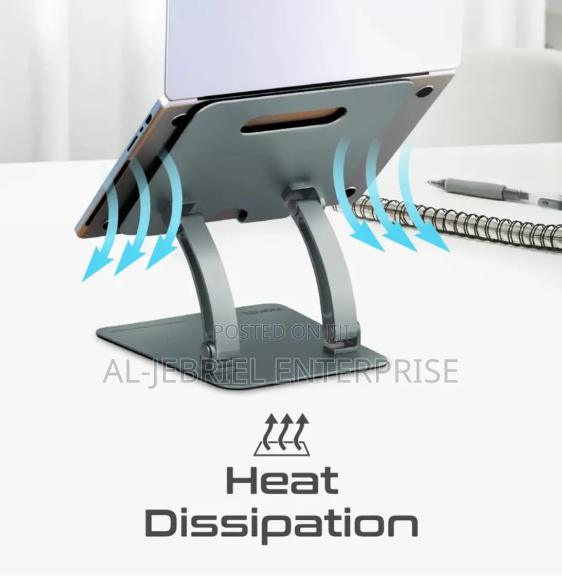 Promate Deskmate- 7 Multi-Level Aluminum Laptop Stand