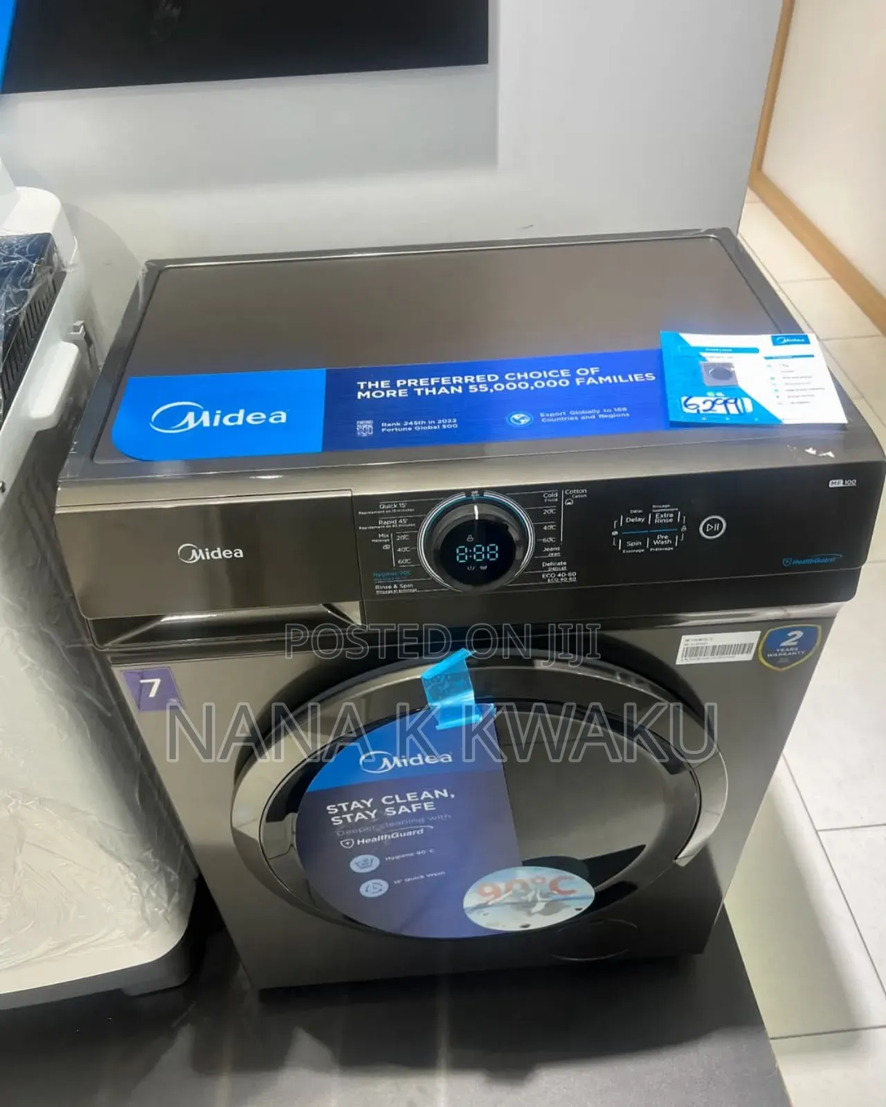 Top Class Midea 7kg Front Load Washing Machine