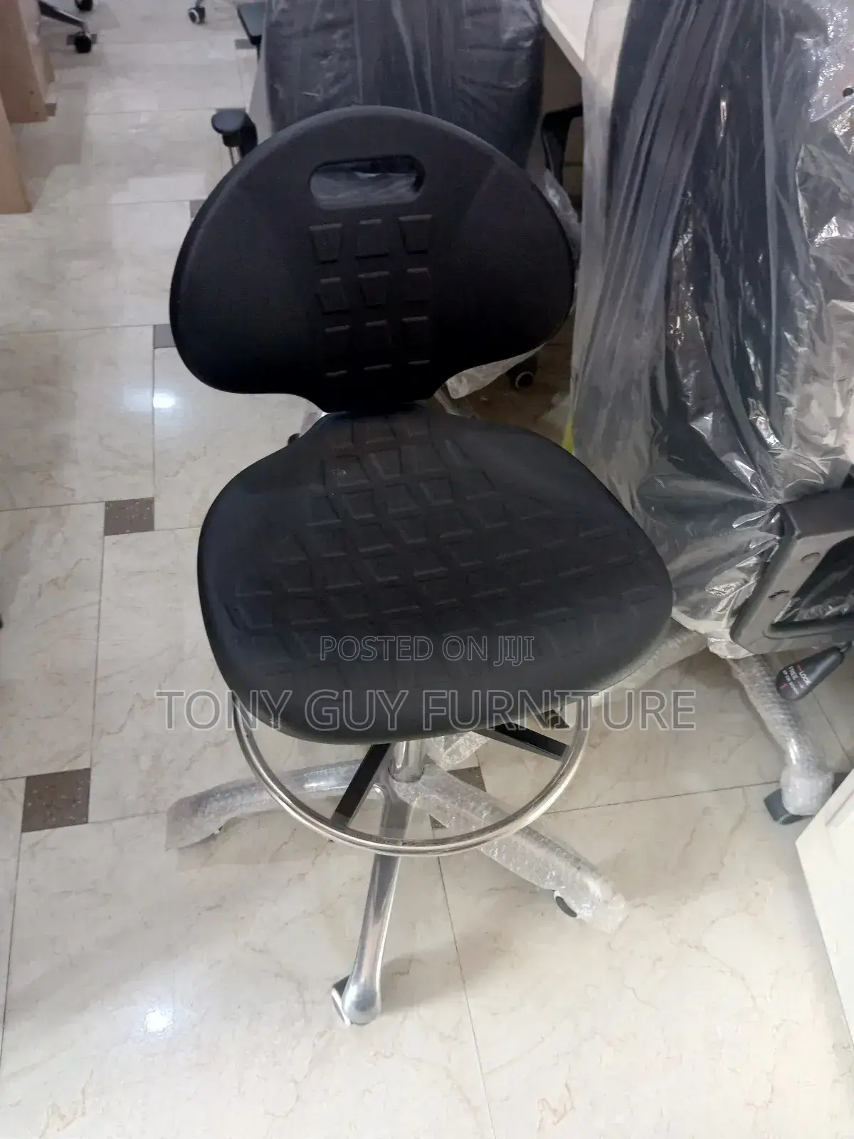 Counter Chair Black