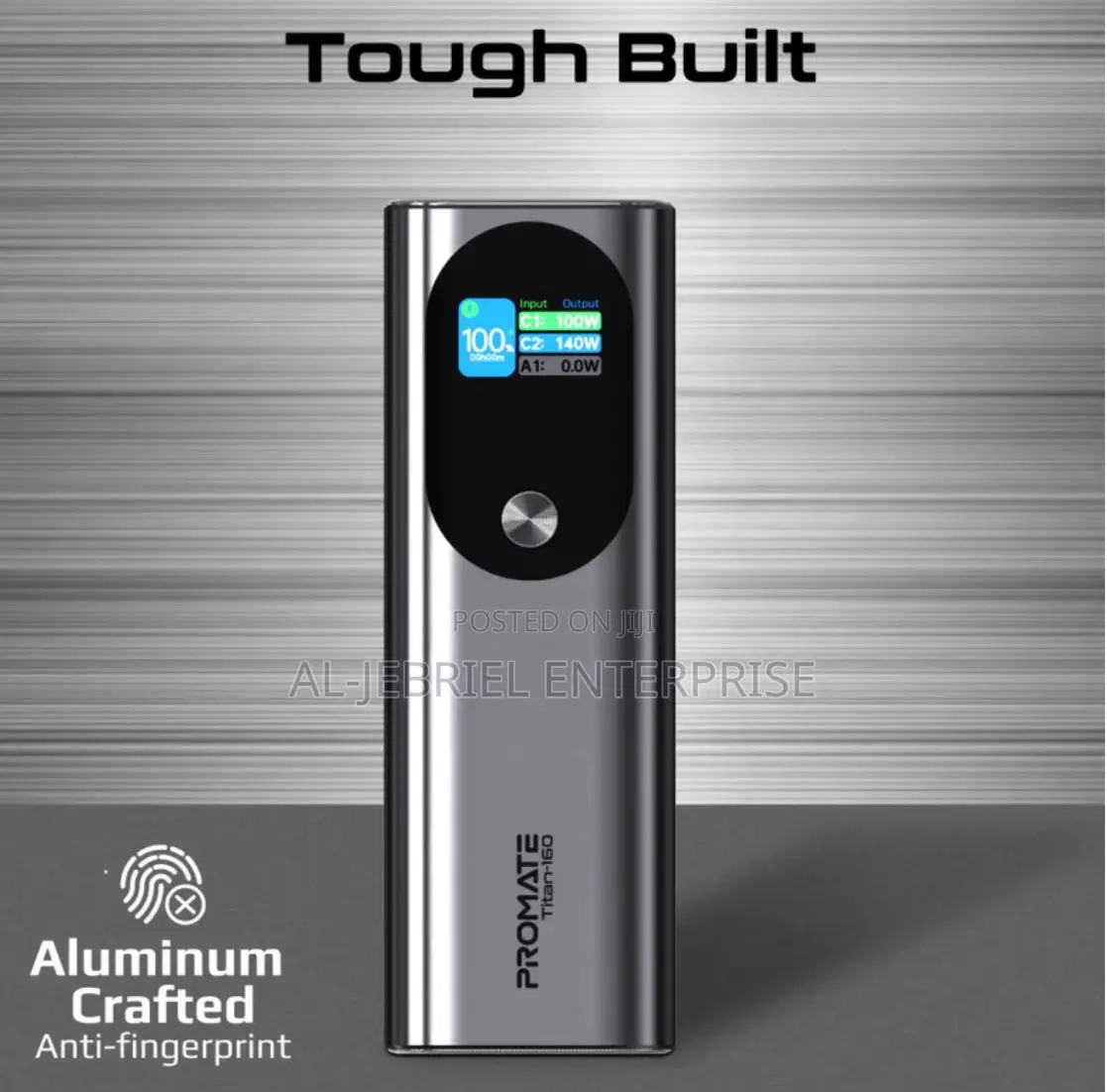 Promate Titan-160 27600mah,160W Multiport PD 3.1 Power Bank