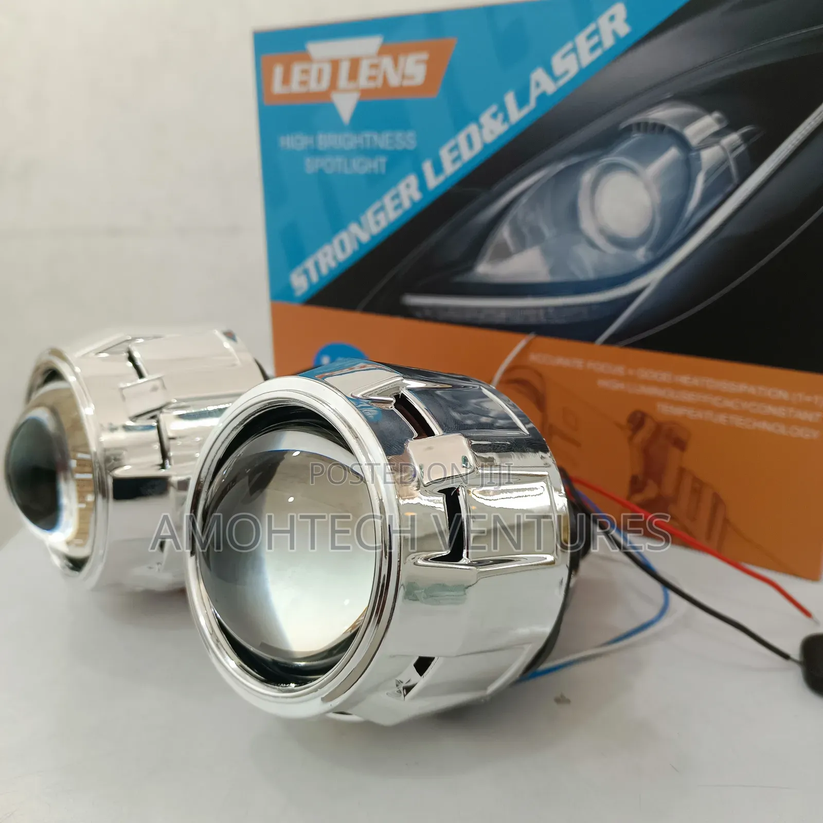 Headlight Projector Lens Pair
