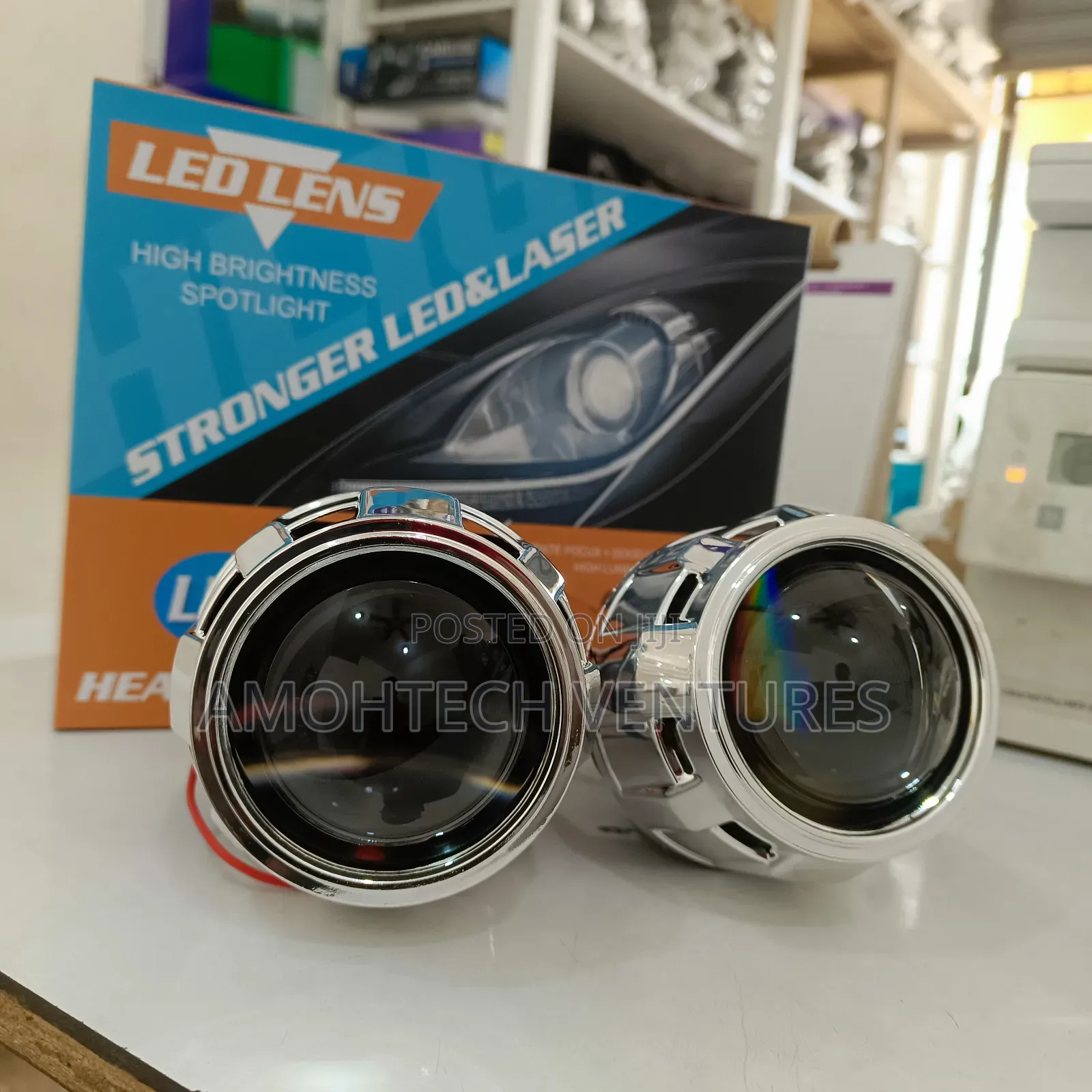 Headlight Projector Lens Pair