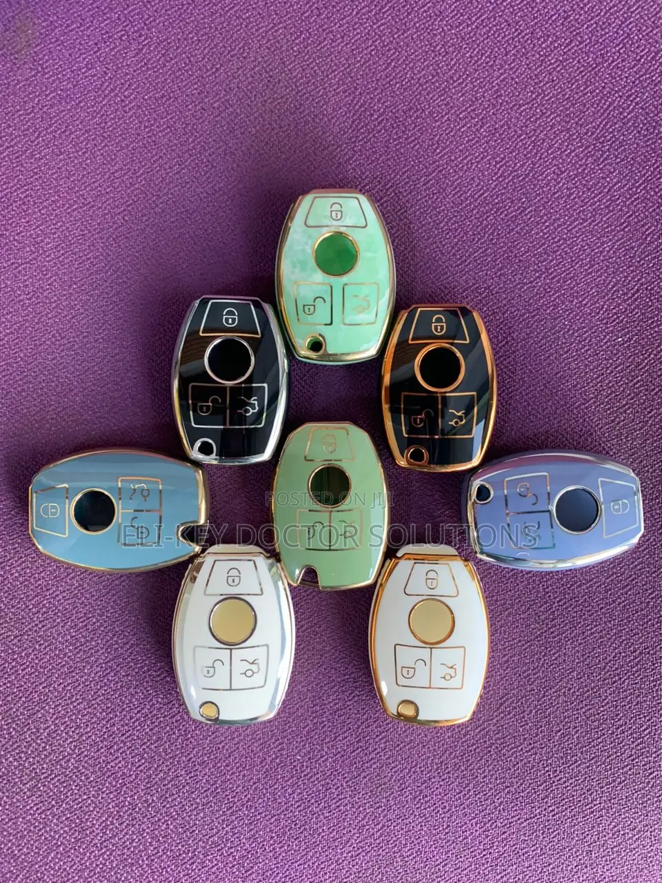 Colorful TPU Case for Mercedes Benz GLA CLA C250 G-Wagon Key