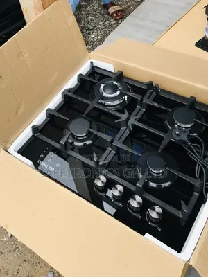Available New 4 Hobs Cooker Gas Black 60cm Kenwood