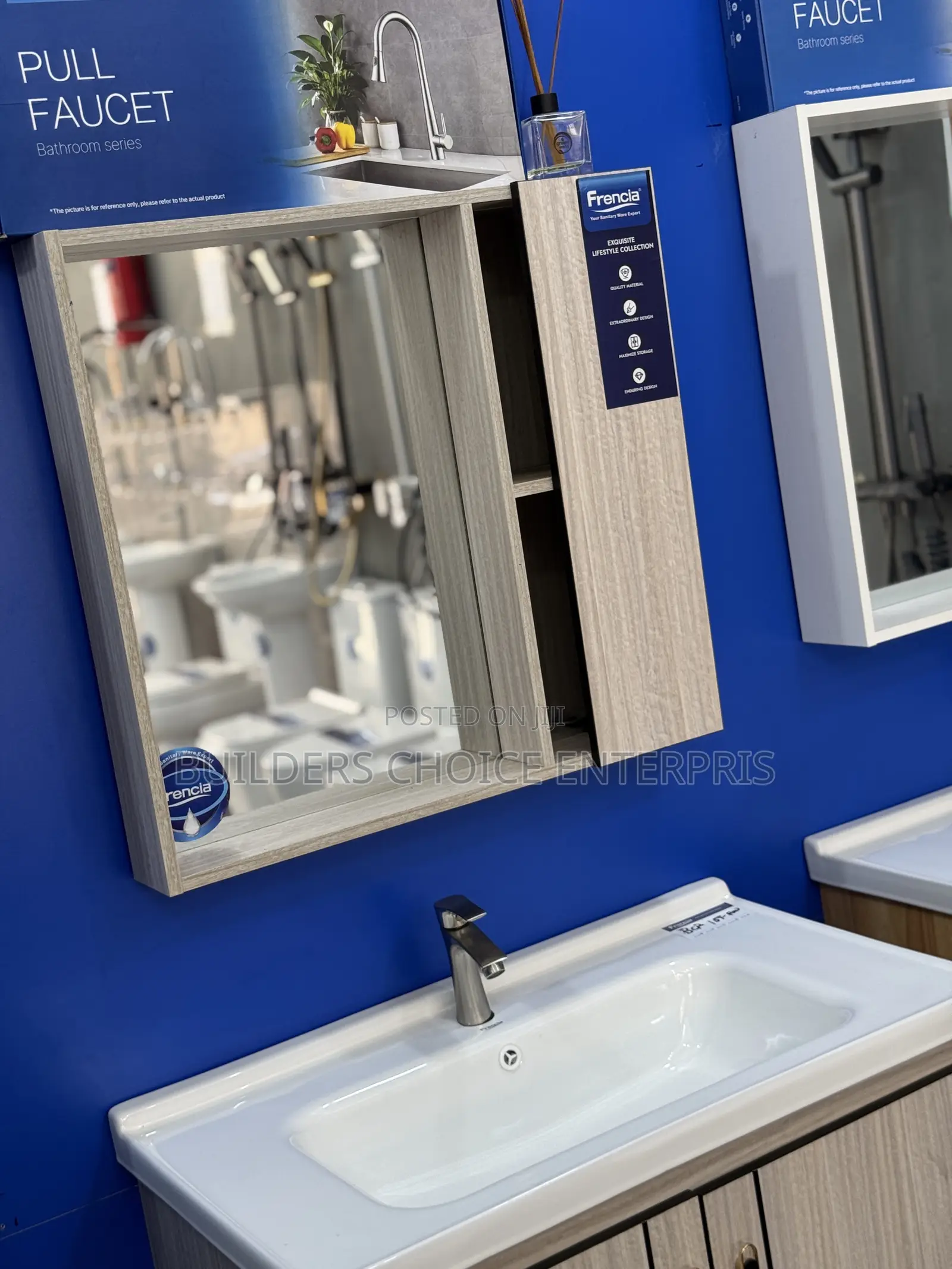 Luxury Cabinet Basin With Mirror (2111)
