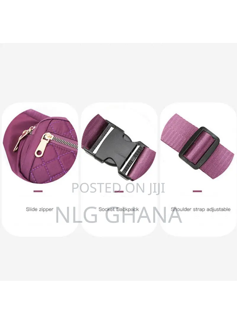 4 Compartments Women's Crossbody Antitheft Waist Bag for Spo