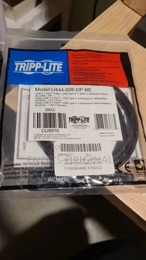 Tripp-Lite Usb-C to Display Port Type-C to Dp Cable True Resolution