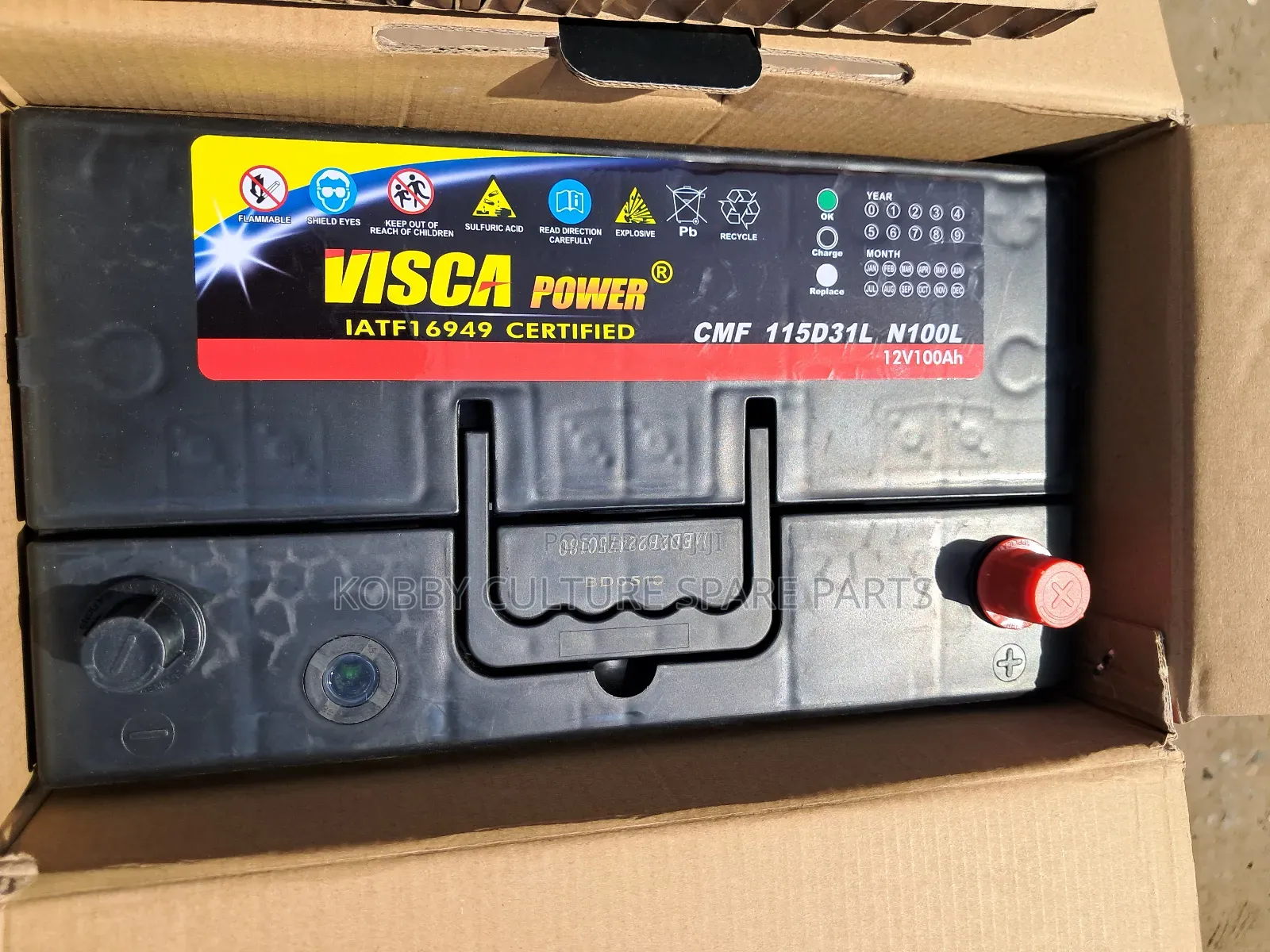 Original Visca Battery [19 Plate] Available for All Cars